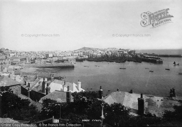Photo of St Ives, The Bay 1895