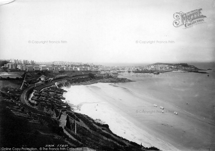 Photo of St Ives, The Bay 1895