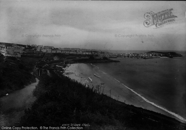 Photo of St Ives, The Beach 1901