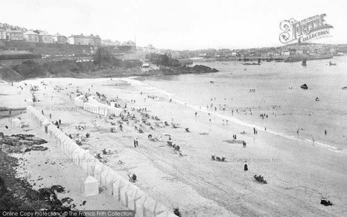 Photo of St Ives, The Beach 1908