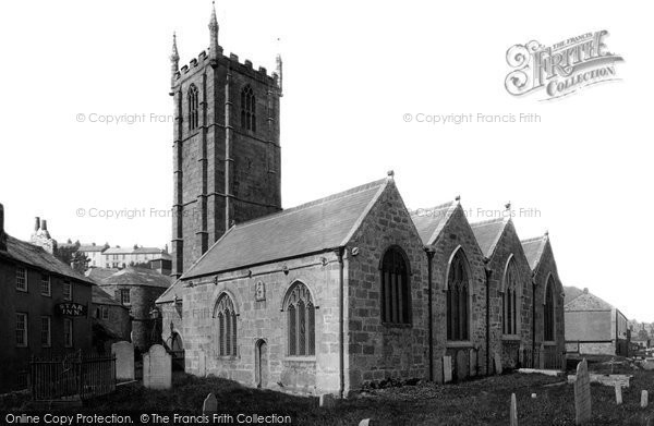 Photo of St Ives, The Church 1890