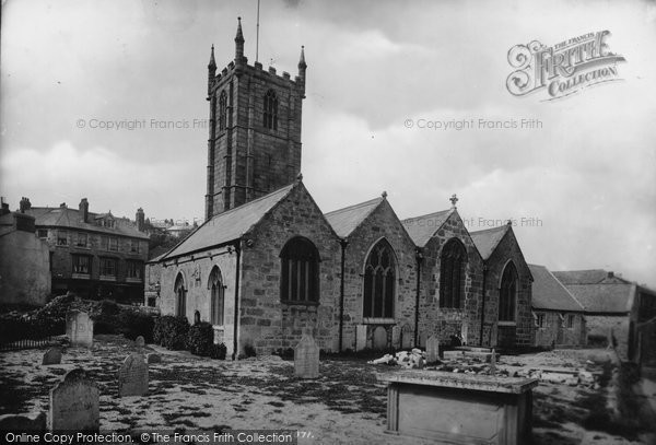 Photo of St Ives, The Church 1908