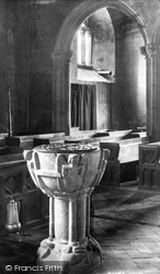 The Church Font 1908, St Ives
