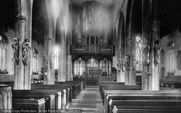 Photo of St Ives, The Church Interior 1901