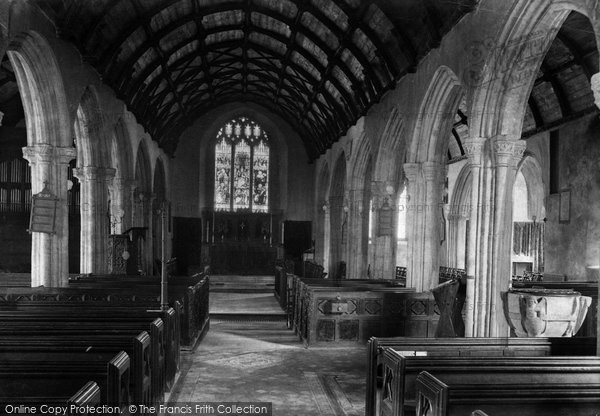 Photo of St Ives, The Church Interior 1908