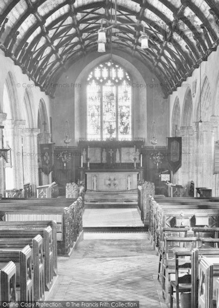 Photo of St Ives, The Church, Interior 1928