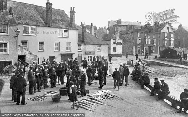 Photo of St Ives, The Fish Market 1925