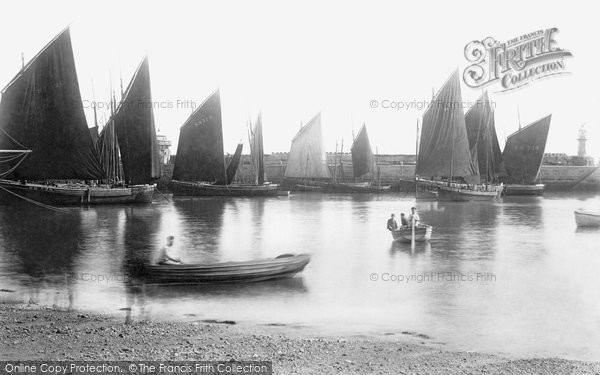 Photo of St Ives, The Harbour 1892