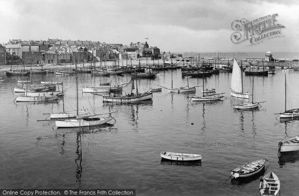 Photo of St Ives, The Harbour 1925