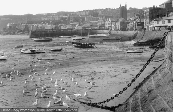 Photo of St Ives, The Harbour 1925