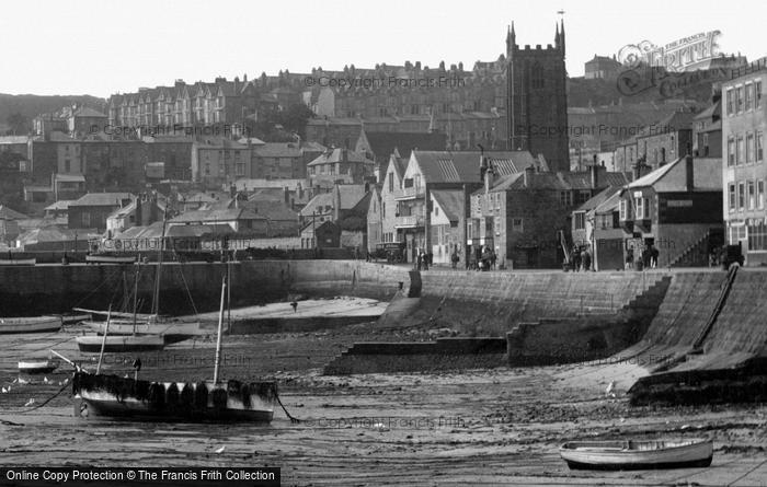 Photo of St Ives, The Harbour 1925
