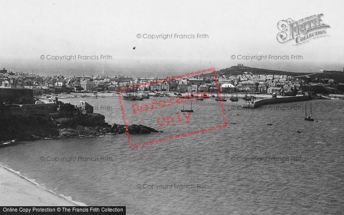 Photo of St Ives, The Harbour And The Celtic Sea Beyond 1892