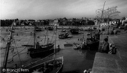 The Harbour At Low Tide c.1960, St Ives