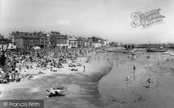 The Harbour Beach c.1960, St Ives