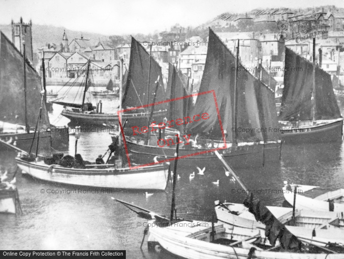 Photo of St Ives, The Harbour c.1910