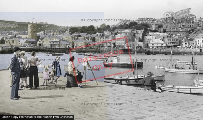Photo of St Ives, The Harbour c.1947