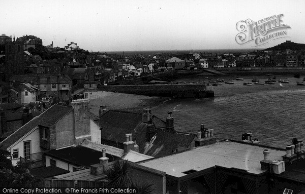 Photo of St Ives, The Harbour c.1955
