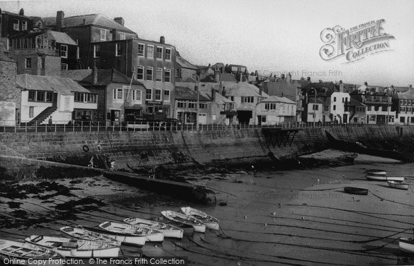 Photo of St Ives, The Harbour c.1955