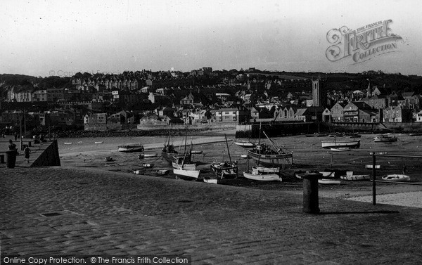 Photo of St Ives, The Harbour c.1955