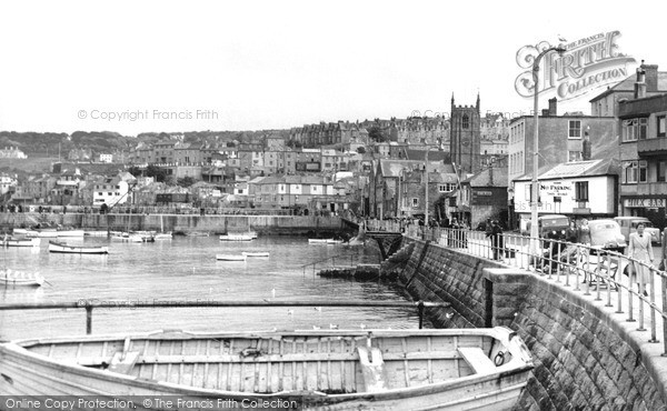 Photo of St Ives, The Harbour c.1955