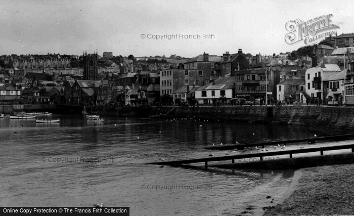 Photo of St Ives, The Harbour c.1960