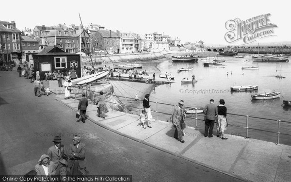 Photo of St Ives, The Harbour c.1960