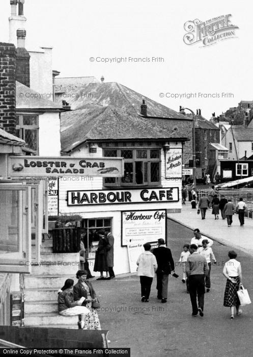 Photo of St Ives, The Harbour Cafe c.1960