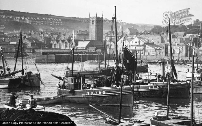 Photo of St Ives, The Harbour, Fishing Boats 1922