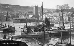The Harbour, Fishing Boats 1922, St Ives