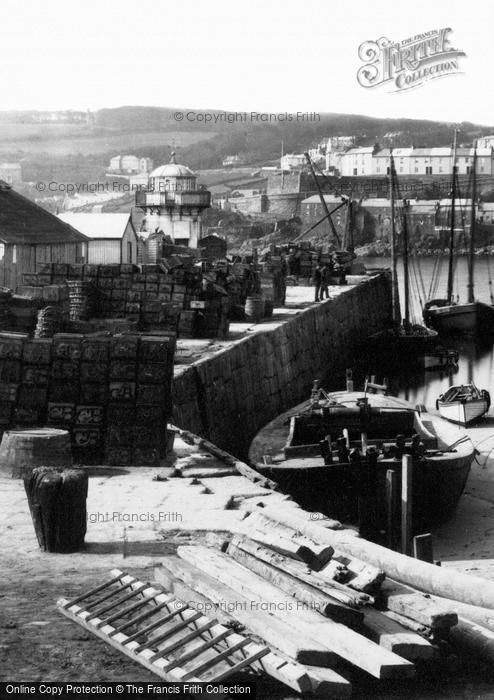 Photo of St Ives, The Harbourside 1890