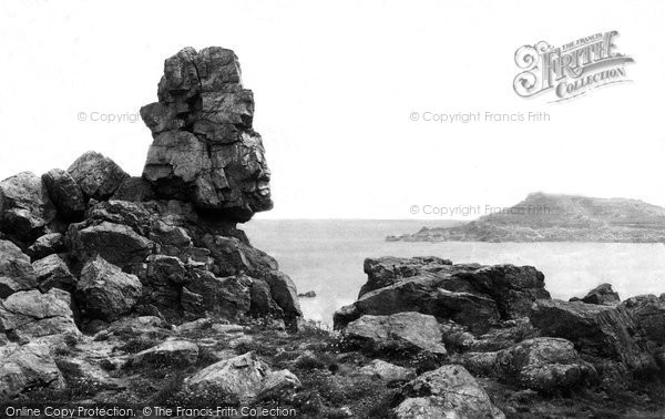 Photo of St Ives, The Island And Rocks 1890