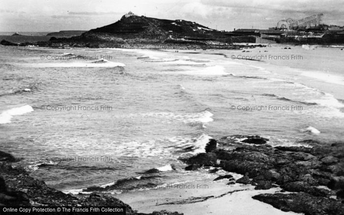 Photo of St Ives, The Island From Carthew c.1910