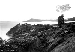 The Island From Man's Head 1890, St Ives