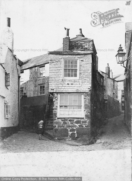 Photo of St Ives, the Old Town c1880