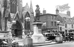 The Oliver Cromwell Memorial c.1955, St Ives
