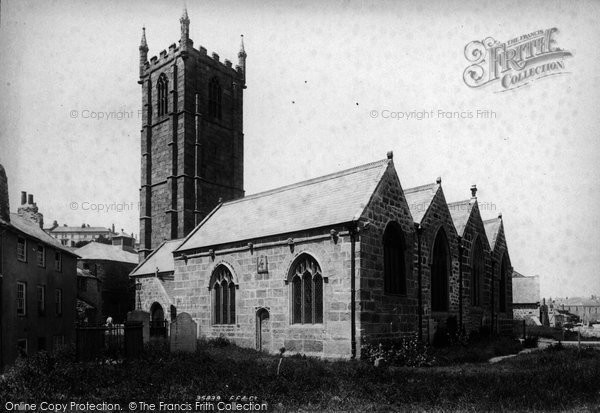 Photo of St Ives, The Parish Church 1895