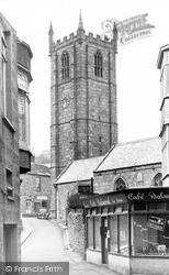 The Parish Church c.1955, St Ives