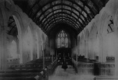 The Parish Church Interior 1895, St Ives