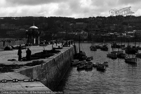 Photo of St Ives, The Quay c.1955
