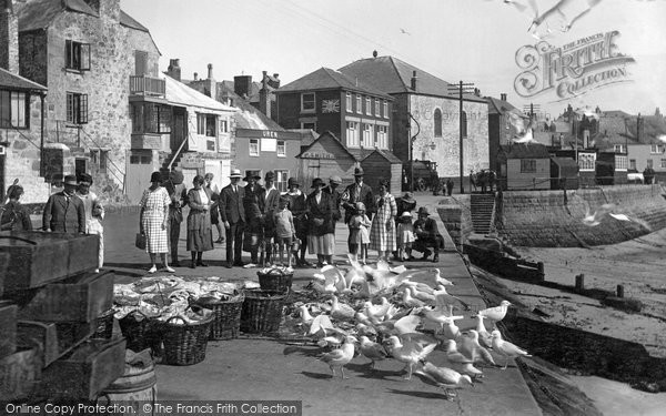 Photo of St Ives, The Quayside 1925