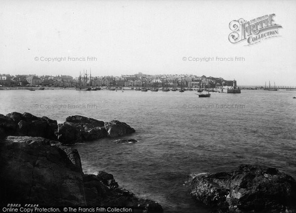 Photo of St Ives, The Rocks 1892
