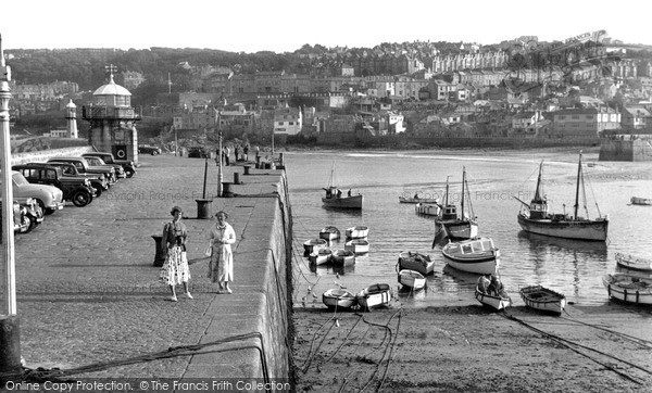 Photo of St Ives, The Slipway c.1960