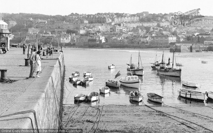 Photo of St Ives, The Slipway c.1960