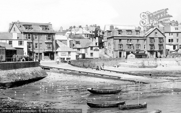 Photo of St Ives, The Sloop Inn And Slipway c.1955