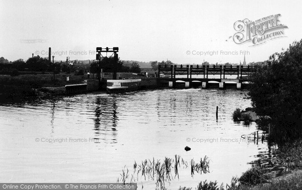 Photo of St Ives, The Sluice Gates And Lock c.1955