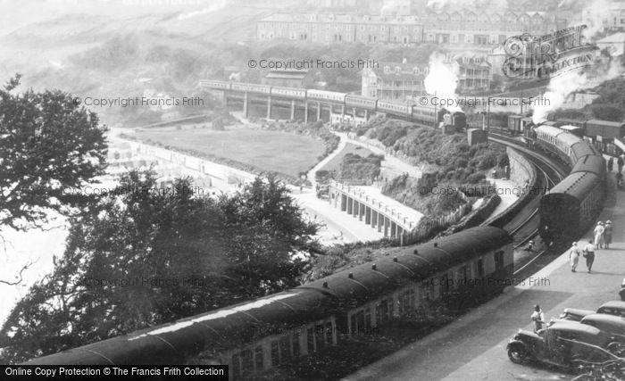 Photo of St Ives, The Station c.1945