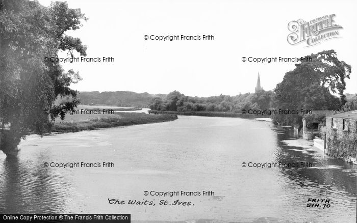 Photo of St Ives, The Waits c.1960