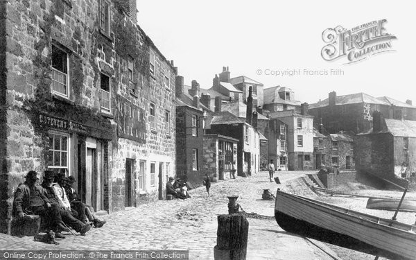 Photo of St Ives, The Wharf 1890