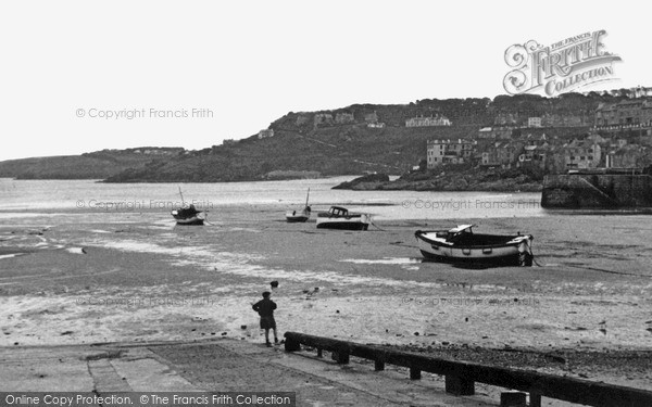 Photo of St Ives, View From The Wharf c.1955