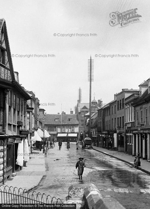 Photo of St Ives, Walking On Bridge Street 1914